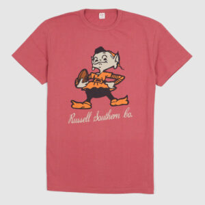 Russel Athletics Short Sleeve Printed Archive Crew Neck T-Shirt - red