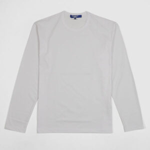 Junya Watanabe Man Basic Long Sleeve Crew Neck T-Shirt - white