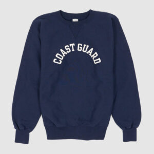 Buzz Rickson's Crew Neck Sweat Shirt "Coast Guard" - blue