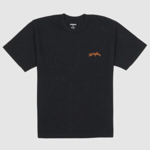 Neighborhood Short Sleeve Crew Neck Printed T- Shirt - black