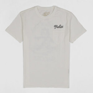 Bl`ker Tee Short Sleeve CDrew Neck Pocket Tee Felix T-Shirt - white