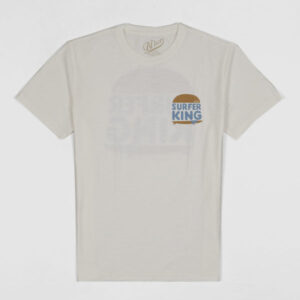 Bl`ker Tee Short Sleeve Surfeer King Crew Neck T-Shirt - white