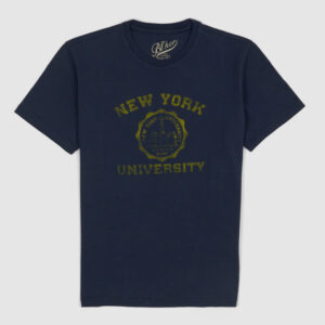 Bl`ker Tee Short Sleeve New York University Cre Neck T-Shirt - navy