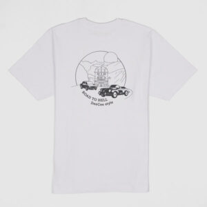 Road to Hell x DeeCee style Heavyweight Crew Neck T-Shirt - white