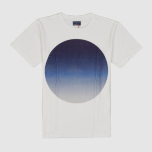 Blue Blue Japan Short Sleeve Circle Print Crew Neck Tee T-Shirt - white