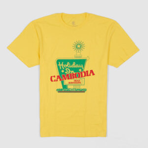 Dead Kennedys Holiday in Cambodia Crew Neck Rock T-Shirt - yellow